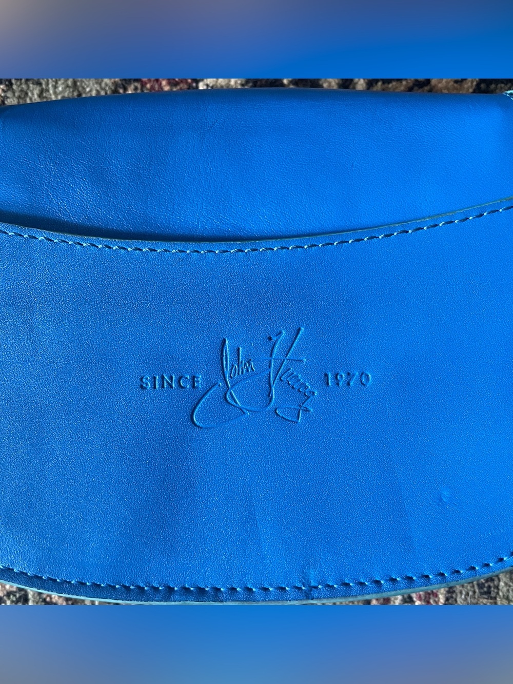 John Fluevog Blue and Silver Star Wallet and Bag Set - Picture 12 of 16